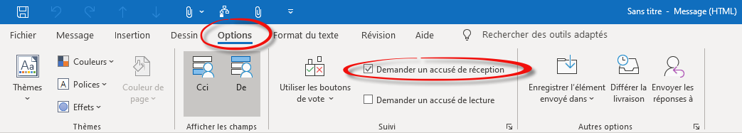 Comment Demander Un Accusé De Reception Sur Outlook